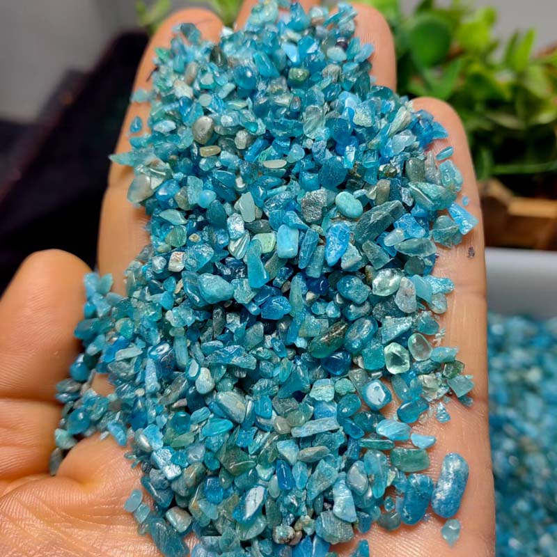 Natural Blue Phosphorite Chips