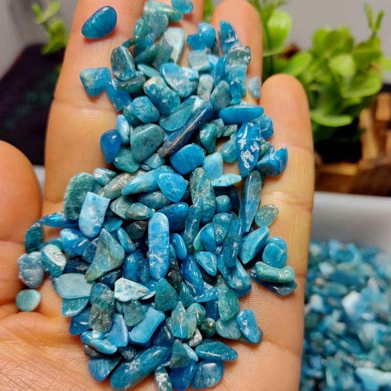 Natural Blue Phosphorite Chips