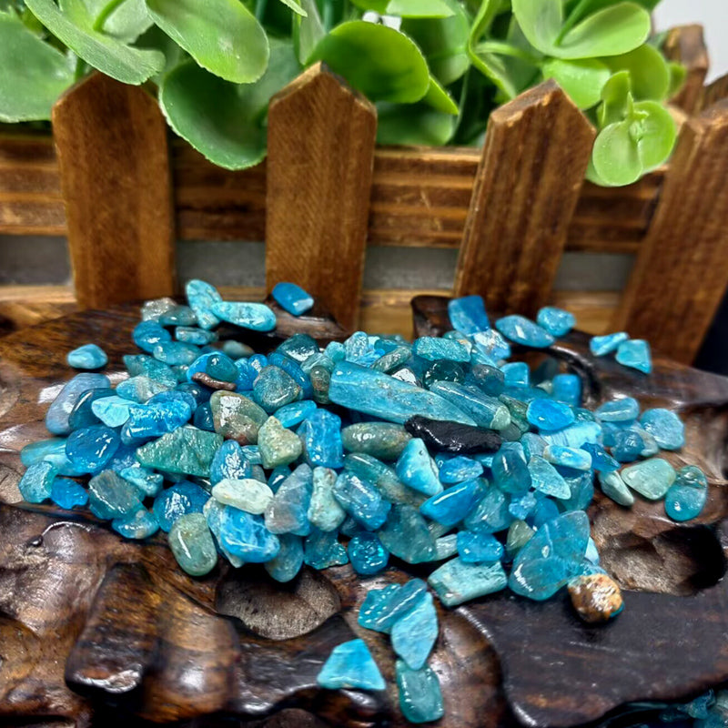 Natural Blue Phosphorite Chips