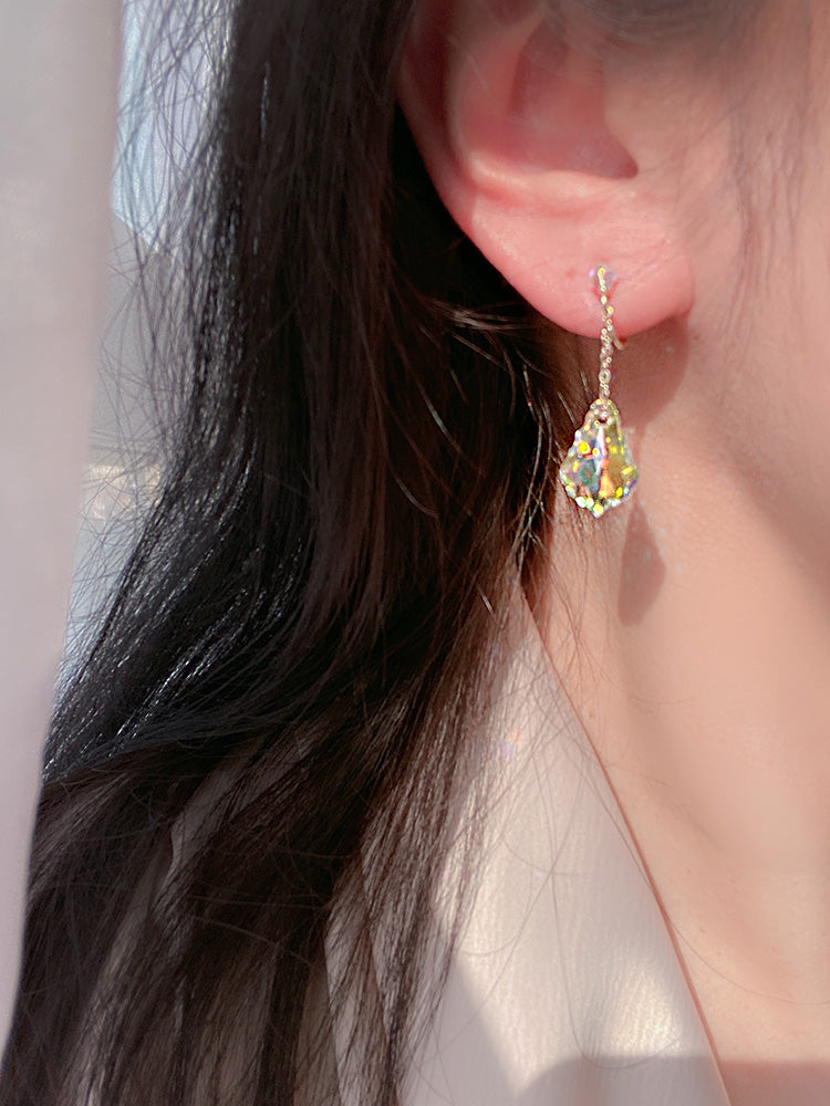 Fantasia Crystal 14K Gold-Plated Baroque French Elegance Earrings