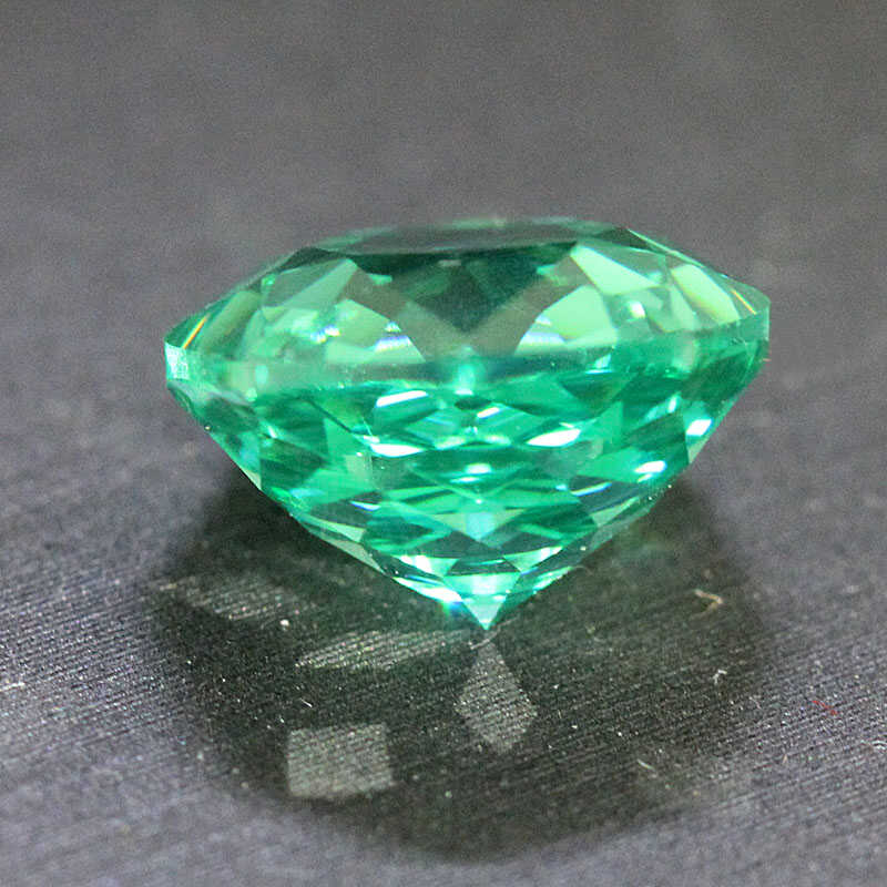 Gloria Studio Precision-Cut Paraiba Tourmaline Rose Cut Neon Teal Gemstone Ring/Pendant Jewelry