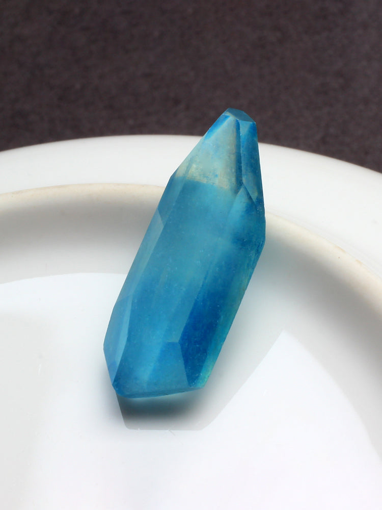 Blue Crystal Beryl Aquamarine Freeform Faceted Gemstone