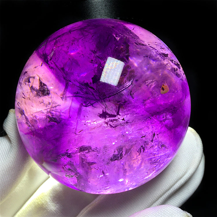 Uruguayan Natural Amethyst Sphere: A Gem of Majestic Beauty