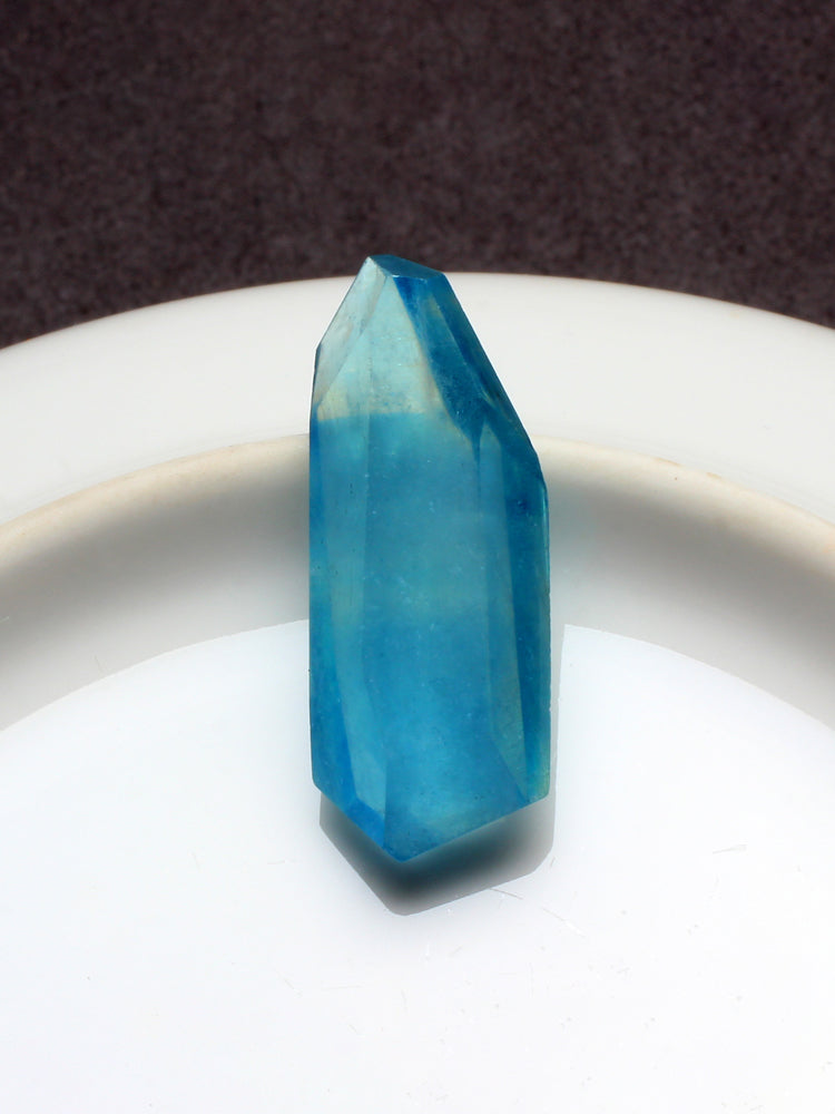 Blue Crystal Beryl Aquamarine Freeform Faceted Gemstone