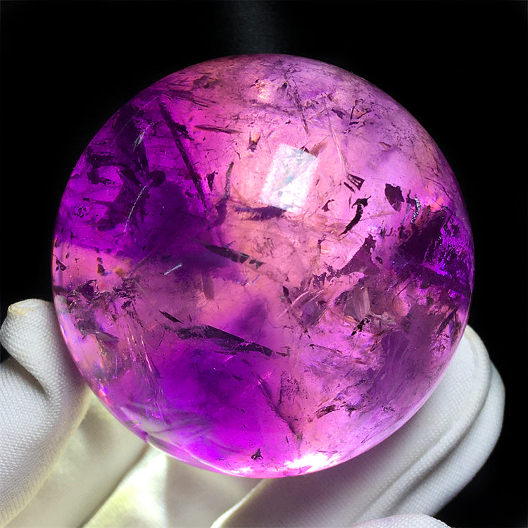 Uruguayan Natural Amethyst Sphere: A Gem of Majestic Beauty