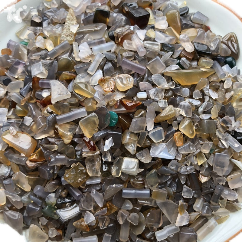 Natural Brazilian Polychrome Freeform Cylindrical Agate Chunks