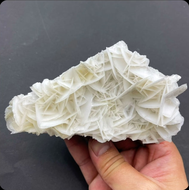 Fluorescent Manganese-Bearing Rose Calcite Specimen
