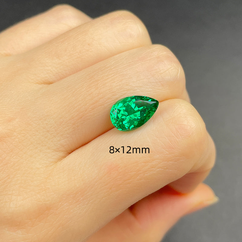 Lab-Created Garnet in Emerald Green