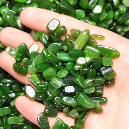 Natural Green Jade Chunks