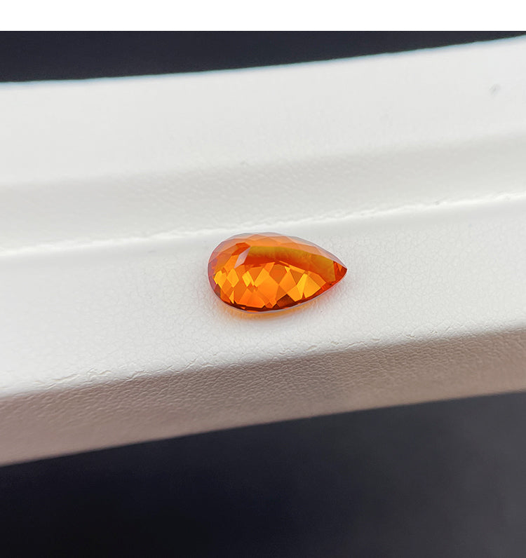 Lab-Created Sapphires in Fanta Orange