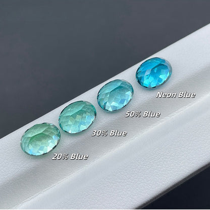 Lab-Grown Paraiba-Colored Sapphire