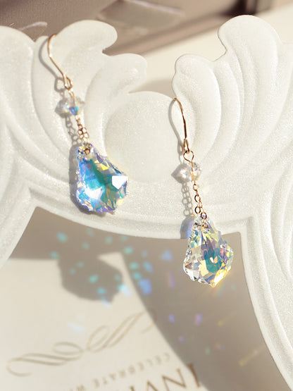 Fantasia Crystal 14K Gold-Plated Baroque French Elegance Earrings