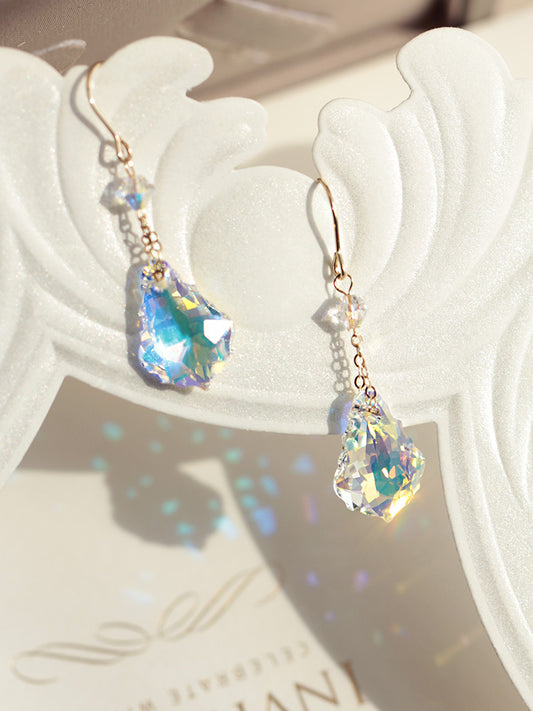 Fantasia Crystal 14K Gold-Plated Baroque French Elegance Earrings