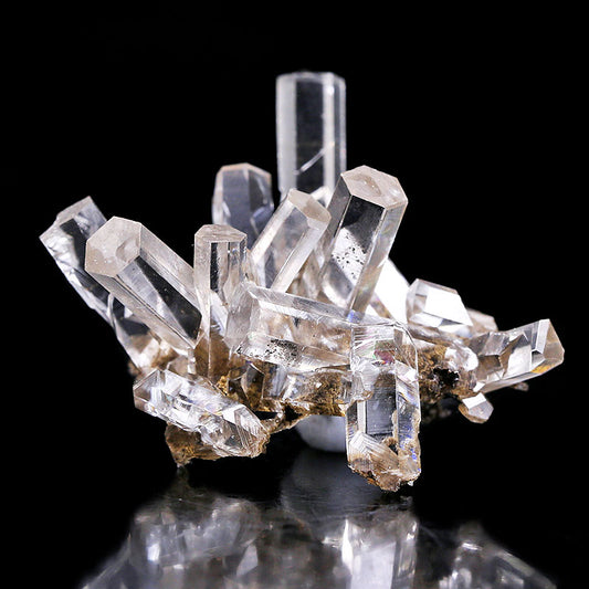 Aurora Hexagonal Calcite Crystal Cluster from Fujian