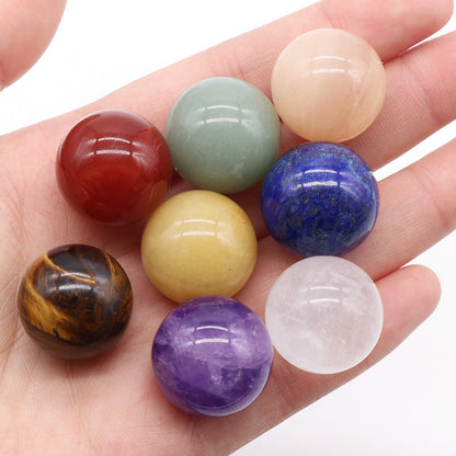 Natural Amethyst Agate 20mm Round Bead without Holes