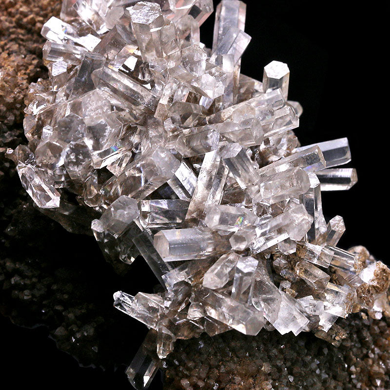 Aurora Hexagonal Calcite Crystal Cluster from Fujian