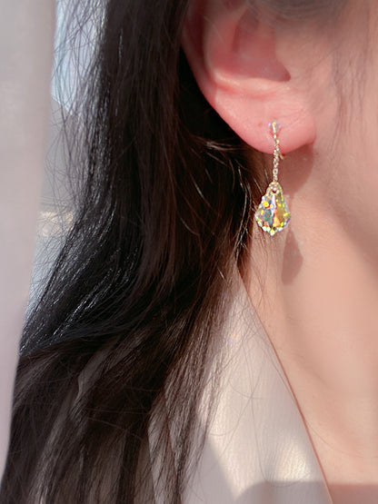 Fantasia Crystal 14K Gold-Plated Baroque French Elegance Earrings
