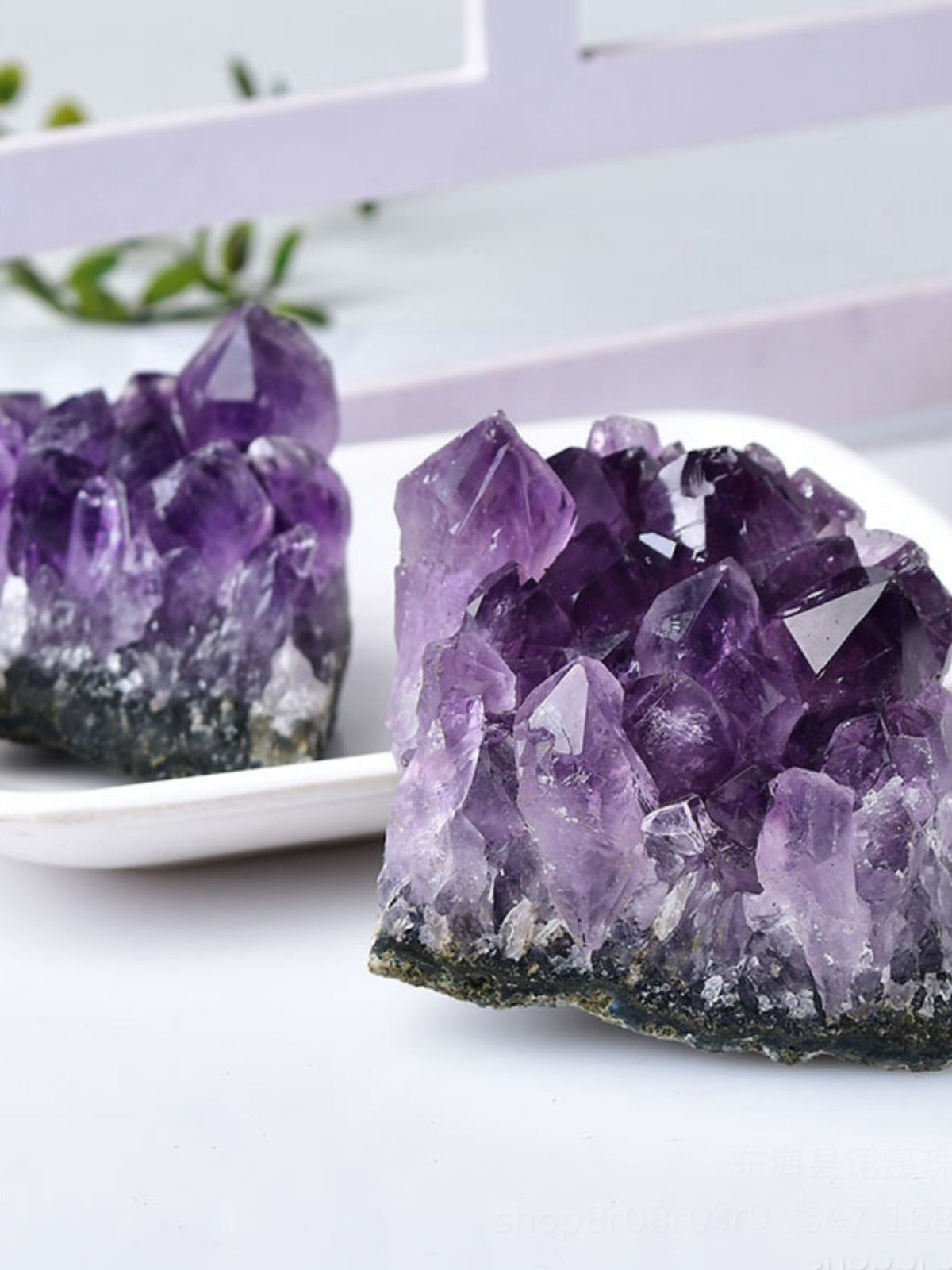 Natural Uruguayan Amethyst Geode Cluster