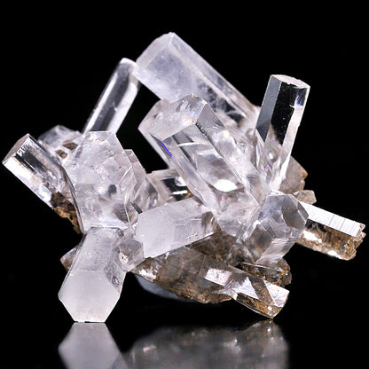 Aurora Hexagonal Calcite Crystal Cluster from Fujian