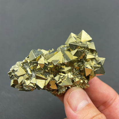 Peruvian Pyrite Crystal Cluster - Natural Raw Ore