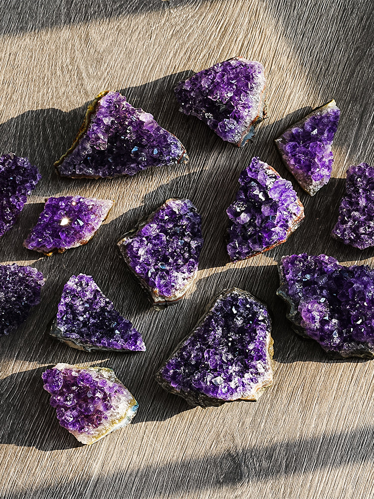 Natural Uruguayan Amethyst Geode Cluster