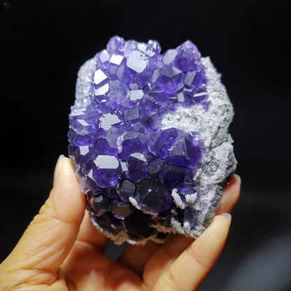 Purple Fluorite Natural Raw Ore