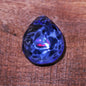 Neptune's Stone: Handcrafted Ocean Glass Pendant by Night Star Glass Art