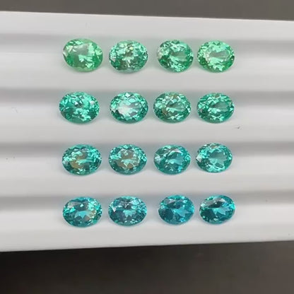 Lab-Grown Paraiba-Colored Sapphire